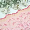 O Estilo Gentil e Doce da Tanglong Apresenta Renda Bordada em Malha Rosa Claro com Padrão de Grama Cacheada, Renda para Acessórios de Saia Lolita DIY