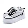Zapatillas de moda populares estilo coreano, nuevos zapatos blancos primavera 2026, versátiles zapatos deportivos casuales para estudiantes de suela blanda