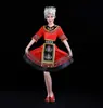 Trajes de Performance Miao de Guizhou, Trajes de Dança de Minorias Étnicas, Saias Plissadas Tujia, Zhuang, Yi, Li, Yao de Yunnan