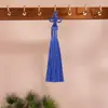 8cm Fleco de Borla de Tres Hojas Accesorios para Joyería DIY Colgante Estilo Antiguo Ropa Bolsita Tejida Borla Pequeña Venta al por Mayor