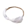 Accesorios para el cabello de niños japoneses y coreanos bordado blanco banda para el cabello de bebé diadema de encaje hecha a mano DIY anillo para bebé al por mayor