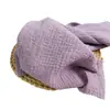 Bata de Baño Estilo Nuevo con Tejido de Crepé de Algodón Teñido Floral de Doble Capa, Ropa para el Hogar, Ropa de Maternidad, Ropa de Cama, Tejido de Crepé de Algodón de Doble Capa
