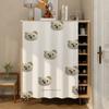 Gabinete de Baño Macchiato de Oso Cortina Sombreadora Gabinete de Almacenamiento Cortina Sombreadora Fea Estante de Almacenamiento de Cocina Cortina Antipolvo