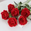 Rosas Simuladas de Veludo, Rosas de Pérola, Decoração de Parede de Rosas para Casa, Hotel, Casamento, Dia dos Namorados, Flores de Seda, Flores Artificiais