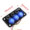 12V24V Acessórios para Carros Modificados Porta-Fusível Substituível Painel com Interruptor de Alavanca e Luz Fabricante Novo Produto Atacado