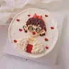 Figura de Arcilla Blanda de Moda para el Día de la Madre Topper para Pastel Mamá Linda Cumpleaños Mamá Rica Decoración