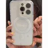 Funda de Teléfono con Diseño de Huella de Estrella y Gato para Apple 17 Pro Max, 16, 17, Anticaída, Magnética para 15, con Botones para 13/14
