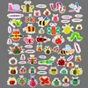Pegatinas Impermeables de Insectos Coloridos de Dibujos Animados, Abejas y Orugas para Diarios Infantiles, Vasos de Agua, Cuadernos, Pegatinas de Decoración DIY