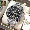 Reloj mecánico automático Green Water Ghost Tourbillon para hombre, reloj para hombre, calendario multifuncional, luminoso, resistente al agua, TikTok