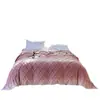 Nueva Manta Jacquard de Color Degradado con Patrón Meiling, Chal para Aire Acondicionado de Oficina, Manta Cálida para Dormitorio y Sala de Estar