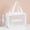 Celebridad de Internet Nueva Mochila de Gran Capacidad Impermeable Viaje Neceser Bolsa de Cosméticos Cosméticos Loción Bolsa de Cosméticos Transparente