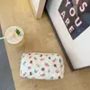 31291 Bolsa de Cosméticos de Mano Acolchada Fresca para Niñas de Gran Capacidad Linda Almacenamiento Estudiante Cremallera Bolsa de Papelería Bolsa para Lápices