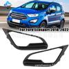 Aplicable a Ford 18-22 EcoSport Bo de ala portalámpara antiniebla delantero Bo de ala marco de lámpara de rejilla marco de lámpara antiniebla