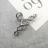 Oferta Especial Transfronteiriça Moda Acessórios de Cabelo Coque Grampo de Cabelo Presilha de Tubarão Presilha com Strass Acessório de Cabelo em Formato de Coração Gravata Borboleta Grampo de Cabelo para Menina
