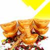 Zhejiang Golden Egg Atividade de Atacado Atacado de Ovos Uma Caixa Inteira de Adereços de Abertura Celebração de Reunião Anual da Empresa Rack de Exibição Quebrando Ovos Dourados