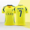 Roupa de Futebol Jaqueta Única Messi Nº 10 Miami Infantil Ronaldo Nº 7 Real Madrid Argentina Camisa de Manga Curta Personalização
