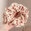 Goma para el pelo de encaje de alta gama para mujer 2026 Nueva coleta floral de estilo coreano, cuerda para coleta grande