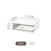 Caja de Almacenamiento de Cosméticos Escritorio de Alta Gama Tocador Lápiz Labial Lápiz para Cejas Caja de Almacenamiento Estante de Almacenamiento de Productos para el Cuidado de la Piel de Gran Capacidad