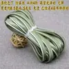Qipao Hanfu Dos Tonos Gris y Blanco, Gris y Verde, Gris y Blanco con Verde Pasta de Frijol, Verde y Blanco con Bordes en Relieve, Tiras de Borde para Ropa Hechas a Mano