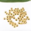 Cuentas Espaciadoras Ufo Chapadas en Oro de 14K Forma de Rueda Soporte de Flores Espaciador Pulsera de Cuentas DIY Accesorios de Joyería Materiales