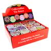 Caja de metal redonda con forma de tambor para té perfumado, caja de hierro para galletas, rollo de huevo, tarro de dulces, envase para velas de aromaterapia, tarro de hojalata