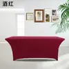 Mantel elástico de cobertura total con estampado de seda de leche para comercio exterior, para banquetes de hotel, decoración de salas de exposiciones y uso en exteriores
