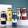 Nova Caneca Térmica de Aço Inoxidável 316 Criativa com Separação de Chá Garrafa de Água Isolada Portátil para Exterior Grande Capacidade Copo Reto