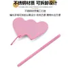 Espejo de pestañas con forma de corazón personalizable con impresión a color y cambio de logotipo, empaque, pestañas postizas, espejo de pestañas doble con forma de corazón, belleza, maquillaje