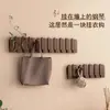 Perchero con Forma de Teclas de Piano para Entrada, Montaje en Pared, Perchero de Madera Maciza de Alta Gama, Ganchos sin Taladro