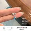 Brincos Saturno Azuis Zircônia Brilhantes de Nicho da Moda Studs 316L para Lóbulo da Orelha Studs para Cartilagem da Orelha Joias de Orelha de Aço Titânio de Alta Qualidade