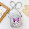 Accesorios para Exteriores de Jardín de Niñas Lentejuelas Estilo Occidental Dulce Monedero para Snacks Caricatura Lindo Bolso de Hombro Bolso Cruzado