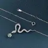 Joyería de plata esterlina S925 Este año de vida Joyería avanzada de otoño e invierno Collar de serpiente de Año Nuevo transfronterizo