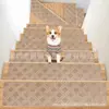 Alfombrillas Adhesivas para Escalones con Relieve para Escaleras de Dúplex, Alfombrillas Antideslizantes de TPR para Uso Doméstico