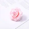 5,5cm Gota de Orvalho Rosa Água de Rosas Flor Rosa de Cinco Pontas Flor Artificial Material DIY Cabeça de Flor Rosa Decoração de Caixa de Presente Flor Artificial