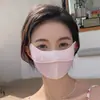 Máscara Protectora Solar de Fábrica Yiwu 3D Estéreo Protección UV UPF50+ Máscara Protectora Solar en Stock, Entrega 48H, Soporta Dropshipping