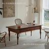 Mesa Indonesia Vintage anyang Escritorio Estilo Retro Madera Maciza Banco de Trabajo Mesa Larga de Comedor Antigua