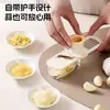 Cortador de Verduras Multifuncional 3 en 1, Rallador Doméstico de Acero Inoxidable, Rebanador de Jengibre y Ajo, Rallador con Protección para la Mano, Herramienta para Cortar Verduras