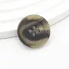 Botones de Resina Brillantes con Patrón de Doble Cara en Stock para Abrigos de Lana, Gabardinas, Trajes Formales y Pantalones