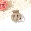 Pinza de calabaza 2026 nuevo modelo para sujetar coletas altas, pinza pequeña simple para la parte trasera de la cabeza, accesorio para el cabello tipo pinza de cangrejo para mujer