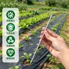 Estacas de solo tipo G Estacas de solo pontiagudas com revestimento em pó antiferrugem Estacas de fixação para tecido de filme anti-ervas daninhas de jardim Estacas de plugue de solo para rede de toldo de barraca