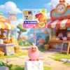 Pato de PVC que Cambia de Color Jiji Locke Muñeco de Dibujos Animados Llavero Colgante Juguete Lindo
