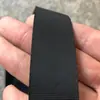 Cinta Plana Tejido Denso de Nylon Imitación, Colores Blanco y Negro, Cinta Hueca para Correas de Mochila, Correas de Mano, Cinturones de Seguridad para Sillas de Niño