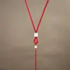 Cordão Pendente Trançado Feito à Mão para Pingentes de Jade, Ornamentos de Jade e Colares de Joias para Homens e Mulheres