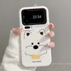 Adequado para capa de celular Xiaomi 17, design de cobertura total, estilo 14 Pro, moderno e estiloso, com toque de alta qualidade, apresentando designs criativos de desenhos animados pintados à mão de West Highland terriers