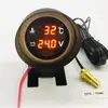 Transfronterizo 12V24V Universal Coche Sedán Camión Modificado Temperatura del Agua Voltaje Combinación Redonda Tipo Pistola Instrumento Prueba Eléctrica