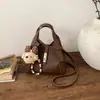 Elegante Bolso de Mano Tipo Cubo para Viajes Diarios para Mujer 2026 Nueva Moda Coreana Retro Bolso de Hombro Único Bolso Cruzado Bolso Madre-Hija