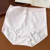 Roupa íntima feminina de cintura alta, tamanho grande, Calcinha de algodão puro de cintura alta que abraça o quadril, Sem costura, Confortável, Alta elasticidade, Gancho estendido 10A