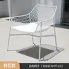 Mesa y Sillas de Exterior Patio Jardín Balcón Sillas Metálicas Terraza Sillas de Café para Exterior Venta al por Mayor Lujo Ligero Exterior Ocio