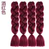 Peluca trenza sucia Hip Hop Color Africano Cabello trenzado alta temperatura peluca trenza sucia chica anime banda para el pelo degradado Cabello Seda