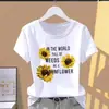 Camiseta Deportiva Casual de Manga Corta con Cuello Redondo y Estampado para Mujer Camiseta Gráfica Camiseta de Verano para Mujer Ropa